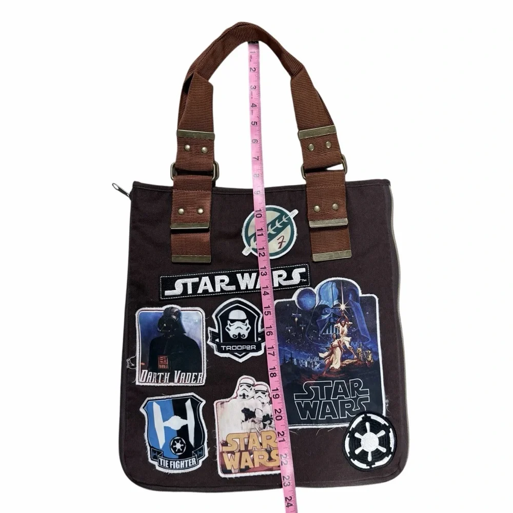 Star Wars Brown Messenger Bag with Patches